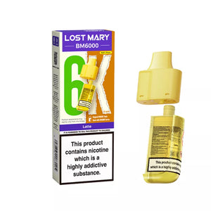 Lost Mary BM6000 Refill Pod in Latte Flavour for up to 6000 puffs.