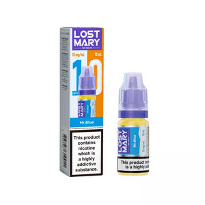 Lost Mary Nic Salt 10ml Bottle - In Mr Blue Flavour.