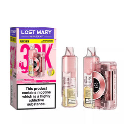 Lost Mary Nera30K Pureview Pod Kit, Prefilled with Golden Mango & Sour Pineapple to make up Tropical Edition.