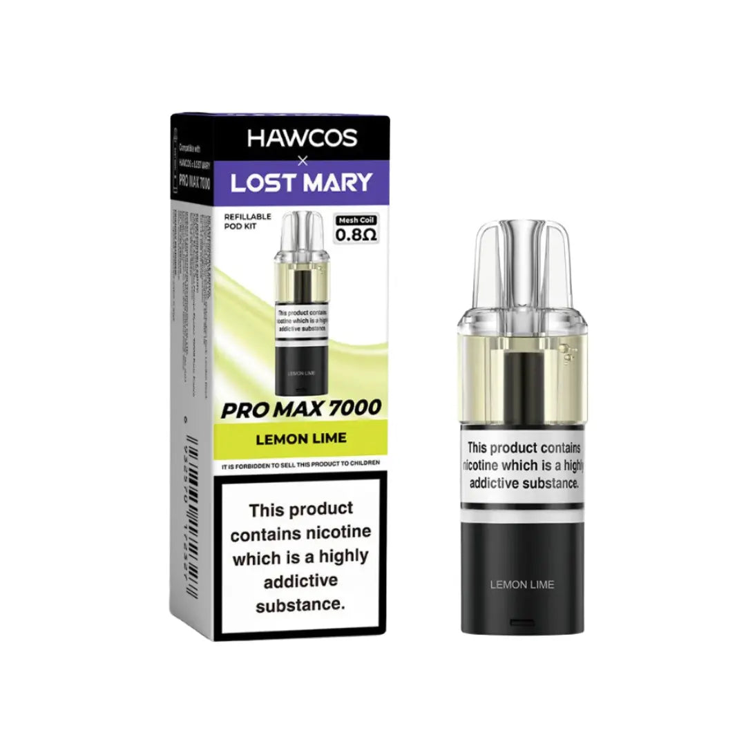 Lost Mary Pro Max 7000 Lemon Lime Pod Refills Lost Mary Pro Max 7000 Lemon Lime Pod Refills