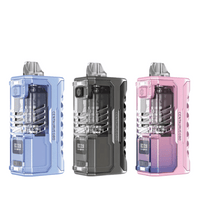 Three Lost Vape Centaurus G80 AIO kits in blue, black, and pink.