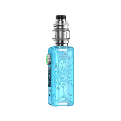 Four Lost Vape Centaurus N100 kits in black, blue, pink, and grey with intricate designs.