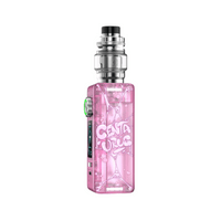 Lost Vape Centaurus N100 kit in pink with wave design, sleek and modern vape device.