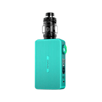 Lost Vape M200 Box Mod Kit in neon mint with a textured finish and black tank.