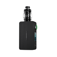 Lost Vape M200 Box Mod Kit in raven black, featuring a sleek, textured design.