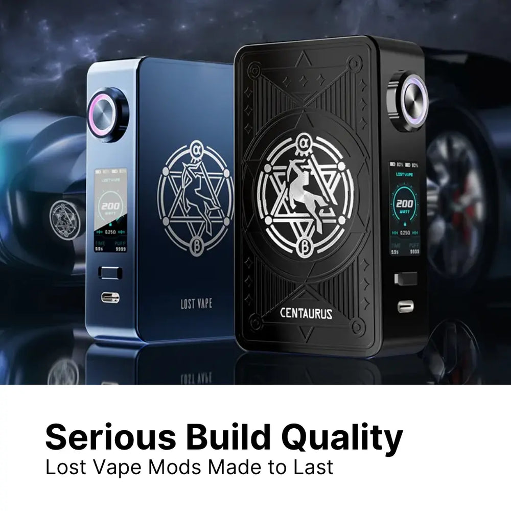 Durable Lost Vape mods from the Centaurus series, combining design and performance for advanced users