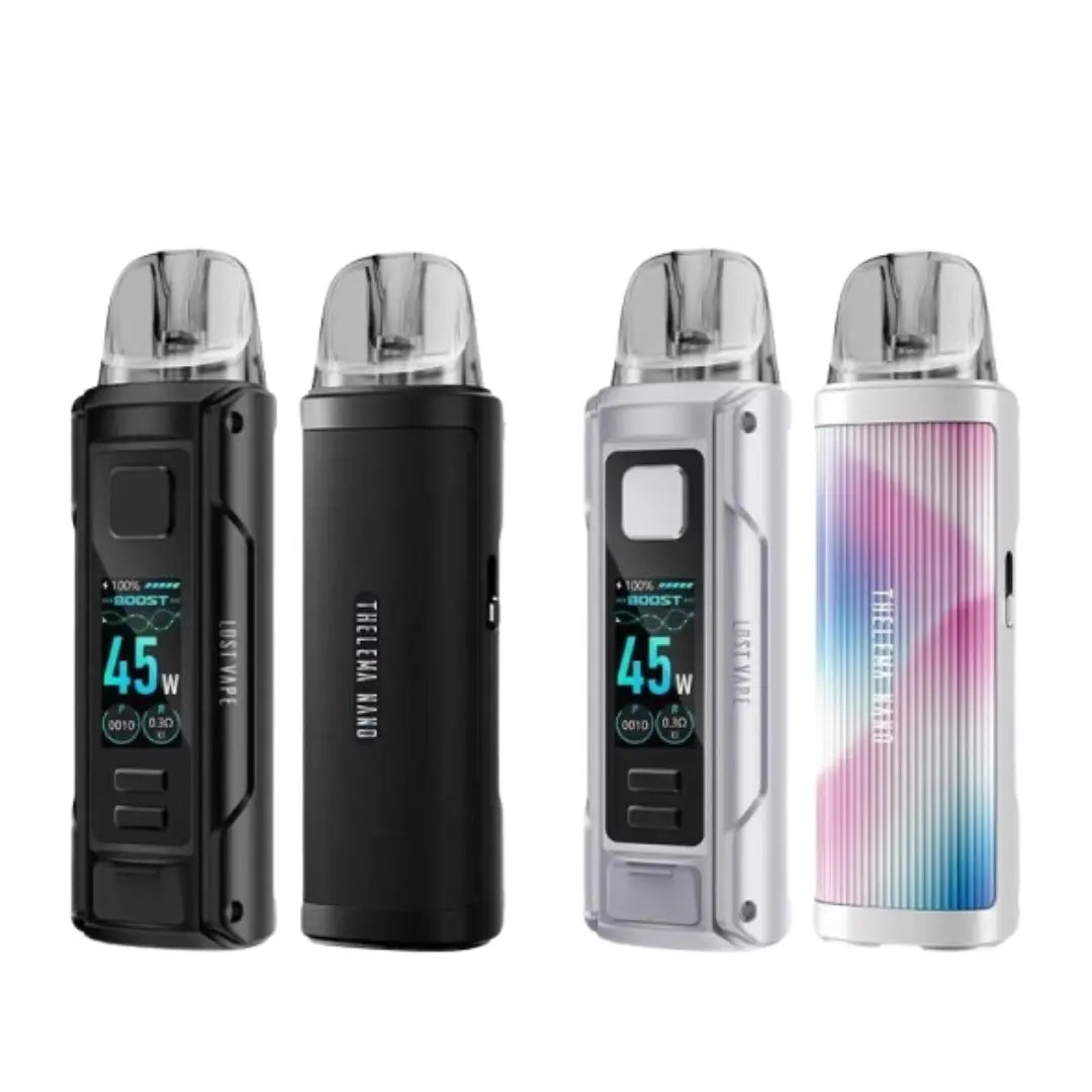 Lost Vape Thelema Nano Pod Kit | 1500mAh Battery | E-Plus Pod Compatible Lost Vape Thelema Nano Pod Kit | 1500mAh Battery | E-Plus Pod Compatible