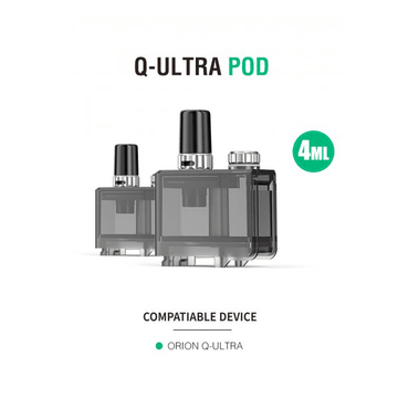 Lost Vape Q-Ultra Pod, 4ml capacity, compatible with Orion Q-Ultra.