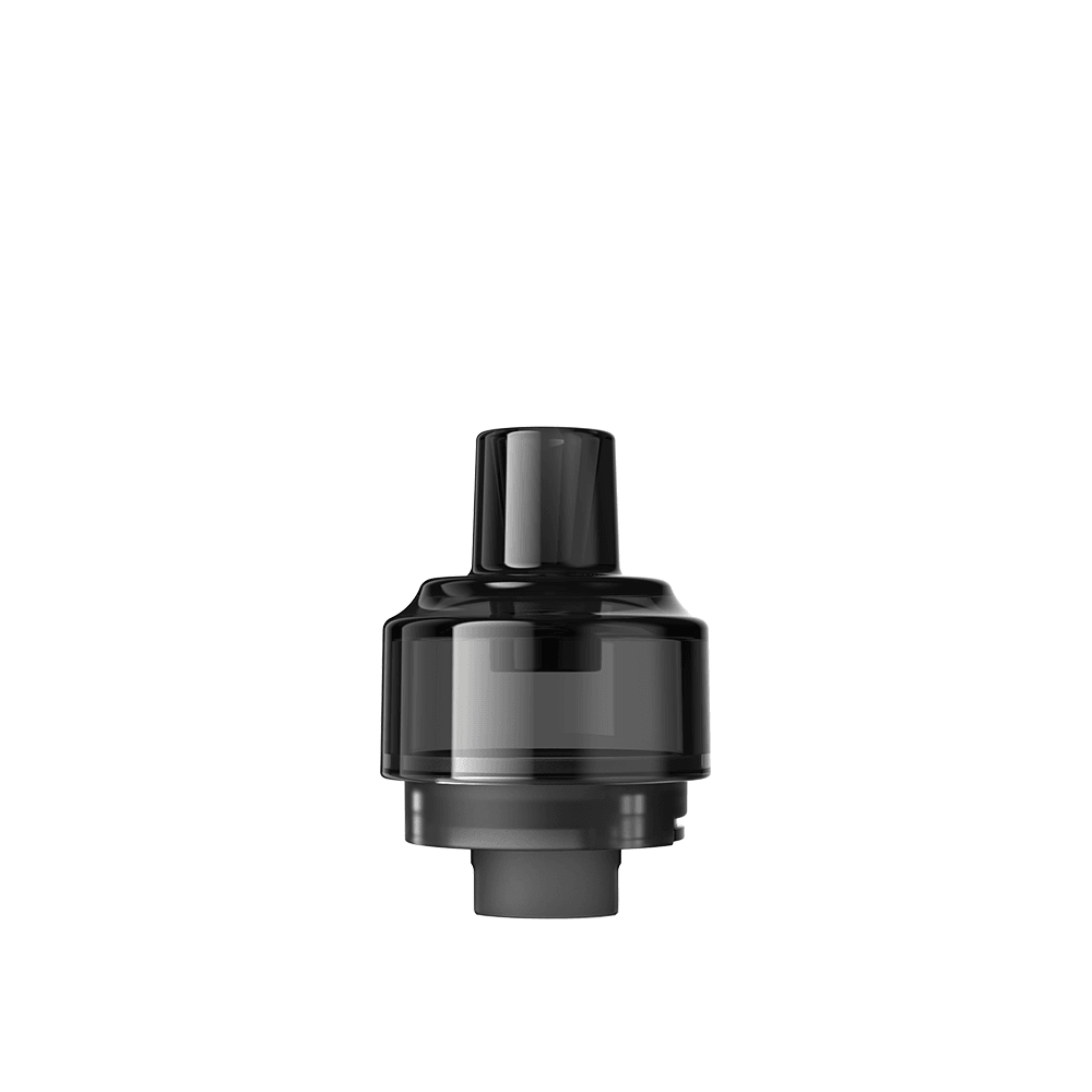 Lost Vape Ursa Mini replacement pod, transparent black design on white background.