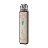 Lost Vape Ursa Nano S2 Pod Kit in brown with intricate thorn design.