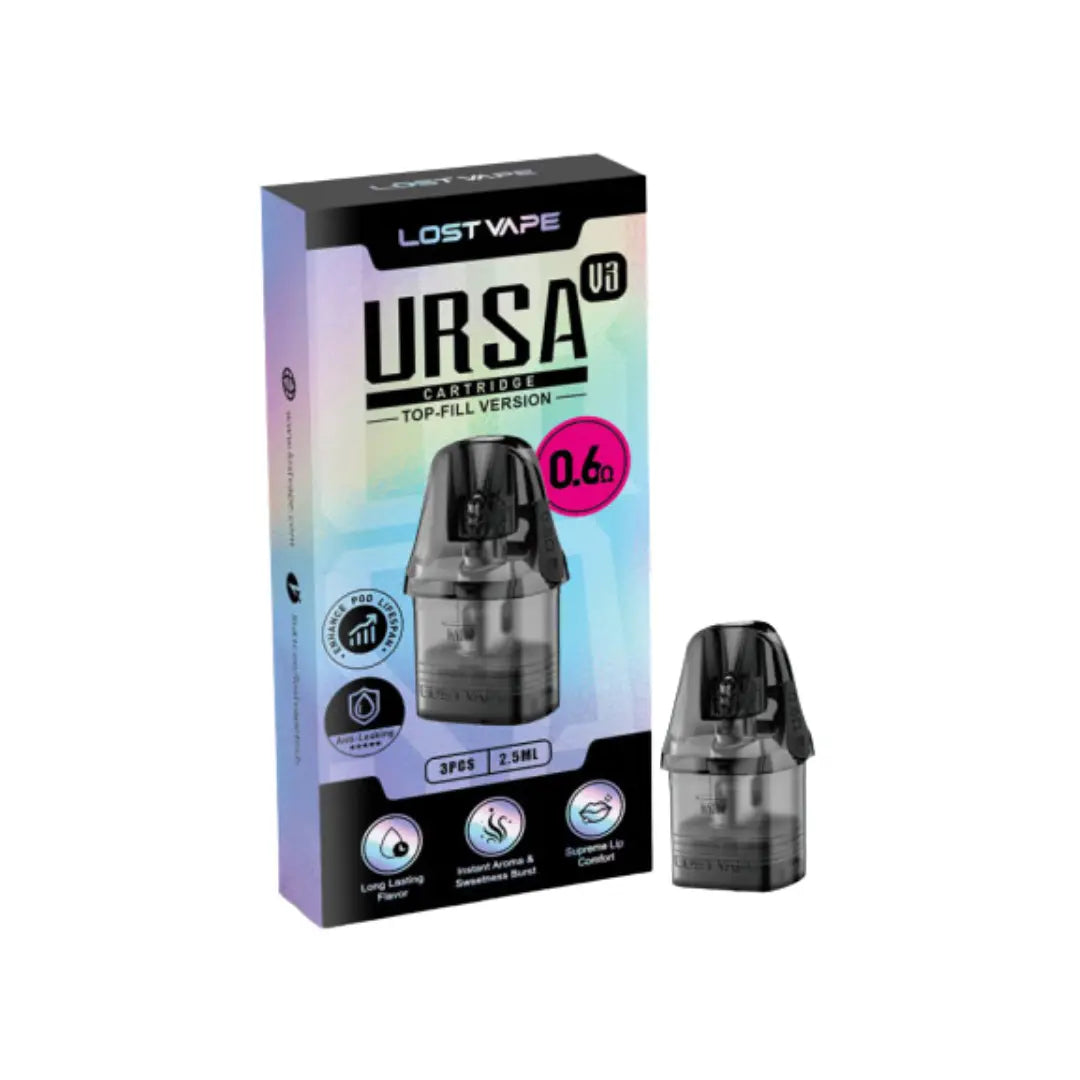 Lost Vape Ursa Nano V2 Pods | 5 Coil Options | Ergonomic Mouthpiece Lost Vape Ursa Nano V2 Pods | 5 Coil Options | Ergonomic Mouthpiece