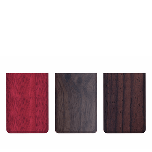 LVE Orion II Replacement Panels for the LVE Orion II Pod Kit in purple heat, walnut and sonokeling.