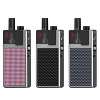 Three LVE Orion Pico Pod Kits in pink, black, and grey displayed upright.