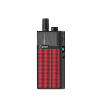 LVE Orion Pico Pod Kit with a red textured panel and black body.