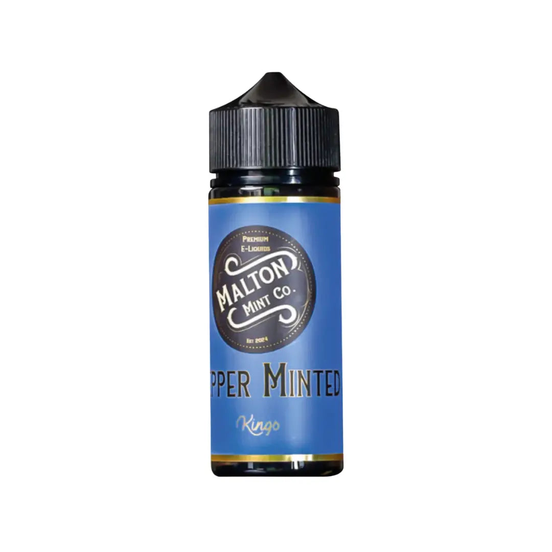 Malton Mint Co PepperMinted | 100ml Mint Vape Juice | High VG Malton Mint Co PepperMinted | 100ml Mint Vape Juice | High VG