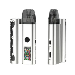 Mechvape The X Side by Side Pod Vape Kit in 3 different colours - Full Black - Titanium SS - Pink     