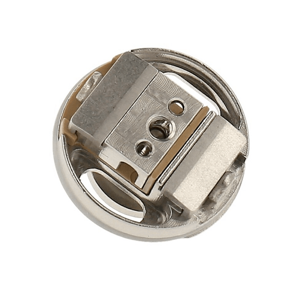 Mesh deck for Steam Crave Aromamizer RDTA, silver, with screw holes and airflow slots.