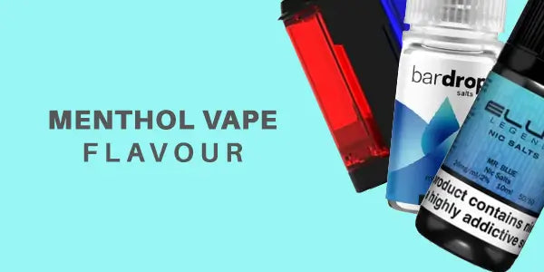 Best menthol and ice nicotine salts for pod kits featuring ELUX Legend, Hayati, and Bar Drop brands.