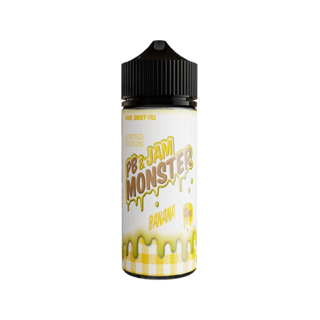 pb&j vape juice Jam Monster PB & Banana Jam 100ml Shortfill E-liquid