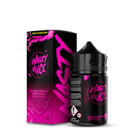 Nasty Juice Wicked Haze 50ml shortfill bottle and box, featuring blackcurrant lemonade flavour.