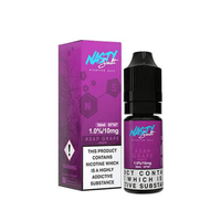 Nasty Salt ASAP Grape e-liquid bottle with purple packaging, 10ml, 10mg nicotine.