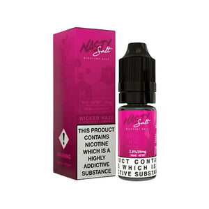 Nasty Salt Reborn Wicked Haze Flavour 10ml Nic Salt E-liquid perfect for Refillable Vape Kits