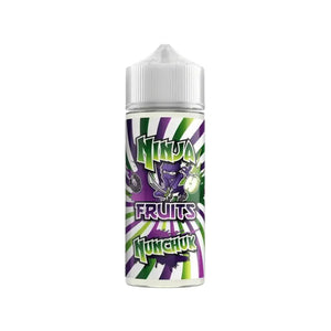Ninja Fruits Nunchuk Flavour 100ml Shortfill E liquid by DK Perfect for Sub-ohm Vape Kits & Sub-ohm Vape Tanks