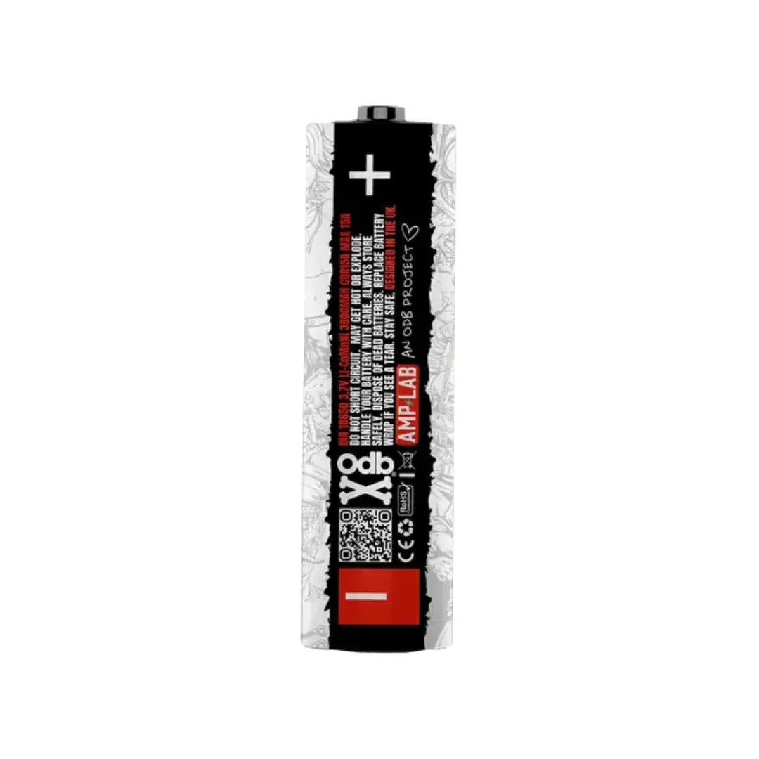 ODBXT 3800mAh 18650 Battery Backwards Facing