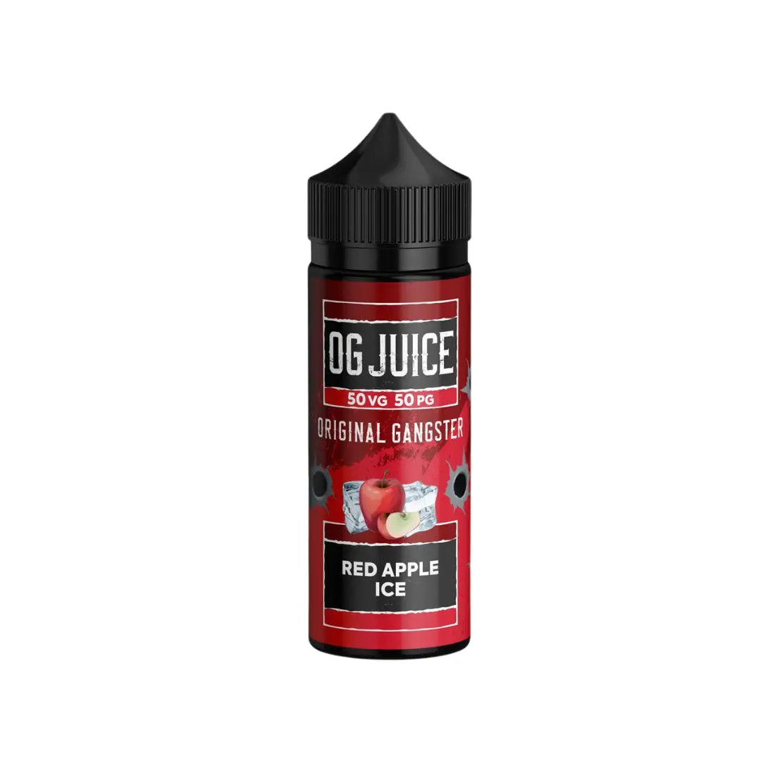 OG Juice 50/50 Red Apple Ice 100ml Shortfill - UK OG Juice 50/50 Red Apple Ice 100ml Shortfill - UK
