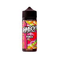 Ohm Boy OC Punch 100ml shortfill bottle with vibrant, colourful label design.