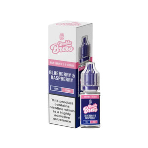 Ohm Brew Double Brew Blueberry & Raspberry Flavour 10ml Nic Salt E-liquid perfect for Refillable Vape Kits