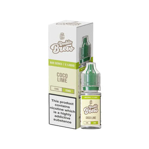 Ohm Brew Double Brew Coco Lime Flavour 10ml Nic Salt E-liquid perfect for Refillable Vape Kits