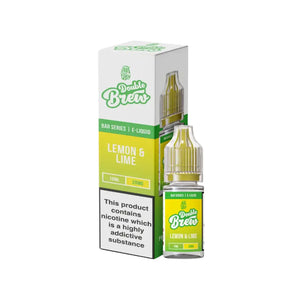 Ohm Brew Double Brew Lemon & Lime Flavour 10ml Nic Salt E-liquid perfect for Refillable Vape Kits