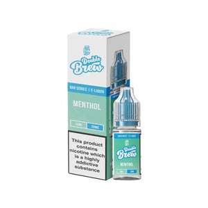 Ohm Brew Double Brew Menthol Flavour 10ml Nic Salt E-liquid perfect for Refillable Vape Kits