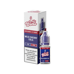 Ohm Brew Double Brew Wild Cherry Cola Flavour 10ml Nic Salt E-liquid perfect for Refillable Vape Kits