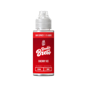 Ohm Brew Double Brew XL Bar 100ml Shortfill in cherry ice flavour.