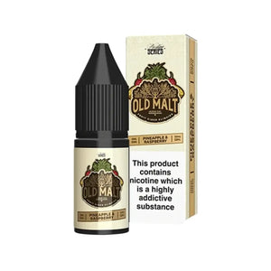 Old Malt Pineapple & Raspberry Flavour 10ml Nic Salt E-liquid Perfect for Refillable Vape Kits