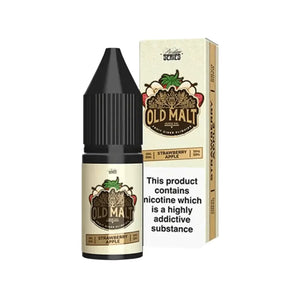 Old Malt Strawberry Apple Flavour 10ml Nic Salt E-liquid Perfect for Refillable Vape Kits