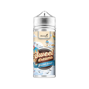 Sweet Dreams Glazed Donut 100ml Vape Juice Shortfill By Omerta E-liquids great for DTL Vaping with sub-ohm vape tanks