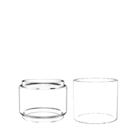 OXVA Arbiter replacement glasses. One Straight Glass and One Bubble Glass for extended liquid capacity 