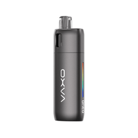 Sleek grey OXVA Oneo pod kit with a rainbow accent, shown on a white background.