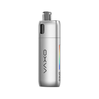 Silver OXVA Oneo Pod Kit, sleek design with a visible liquid window.