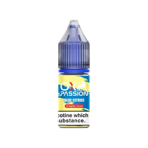 OXVA Ox Passion Blue Citrus 10ml Nic Salt E-liquid - Perfect for Refillable Vape Kits