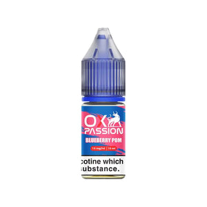 OXVA Ox Passion Blueberry Pom 10ml Nic Salt E-liquid - Perfect for Refillable Vape Kits