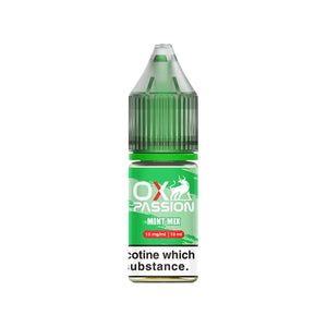 OXVA Ox Passion Mint Mix 10ml Nic Salt E-liquid - Perfect for Refillable Vape Kits