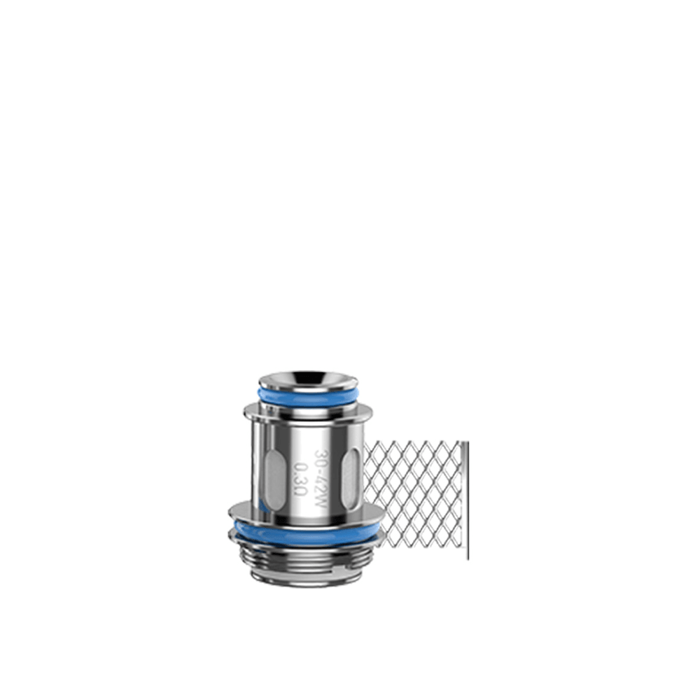 OXVA Velocity UniPro replacement coil with mesh detail, silver and blue accents.