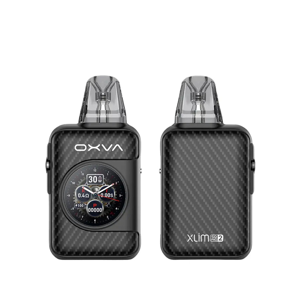 OXVA Xlim SQ Pro 2 Pod Vape Kit in Black Carbon Colour 