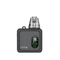 OXVA Xlim SQ Pro Pod Kit with carbon fibre design and digital display.