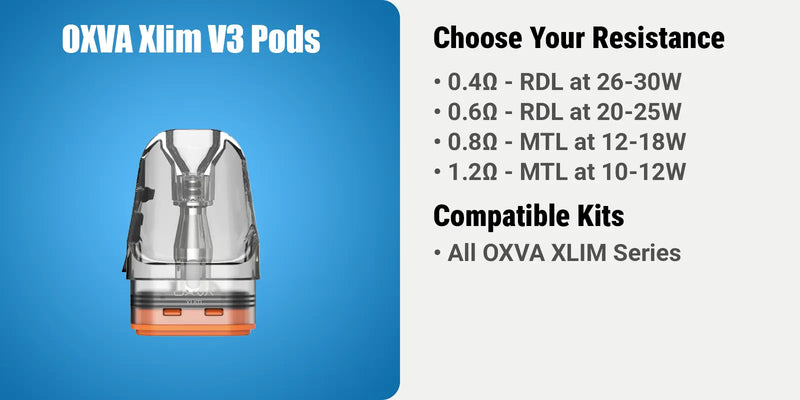 OXVA Xlim V3 Pods