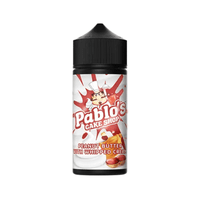 Pablo's Cake Shop e-liquid bottle, peanut butter with whipped cream flavour.